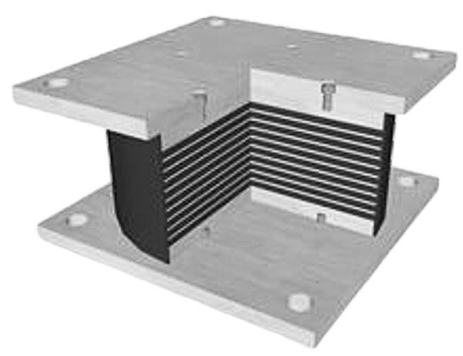 High Damping Rubber Bearing (HDRB)